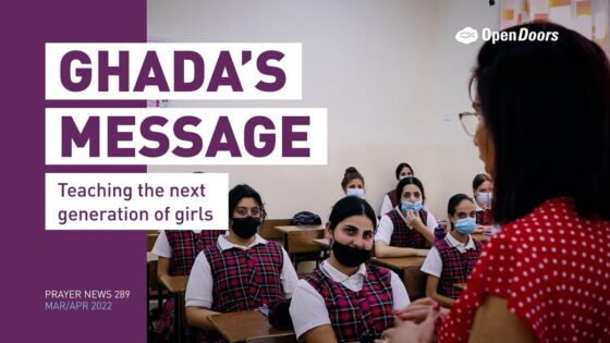 J8zacoriuge -ghada’s Message: Palestinian Territories – Open Doors Prayer News 289 - U-witness.com by Witness
