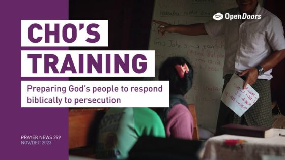 Cs428ifsot0 -cho’s Training: Myanmar – Open Doors Prayer News 299 - U-witness.com by Witness